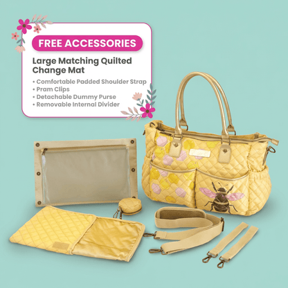 Bzz Bee 绗缝婴儿尿布包